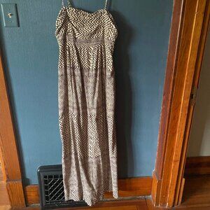 Block print Maxi dress. Size 8